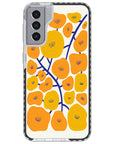 Orange Poppy Fields Samsung Case