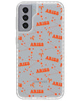 Aries Celestial Monogram Samsung Case