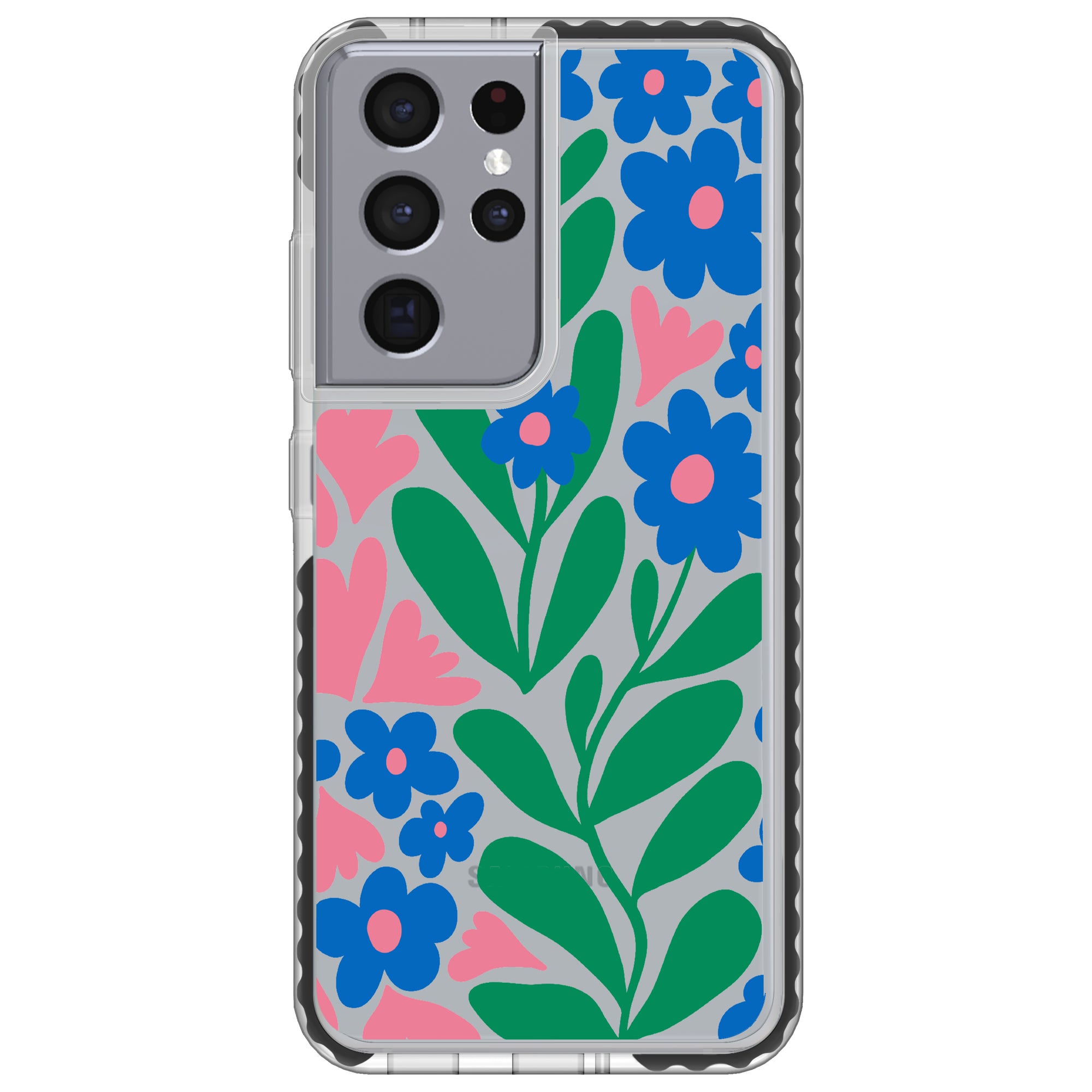 Blue Blossom Bouquet Samsung Case