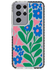 Blue Blossom Bouquet Samsung Case