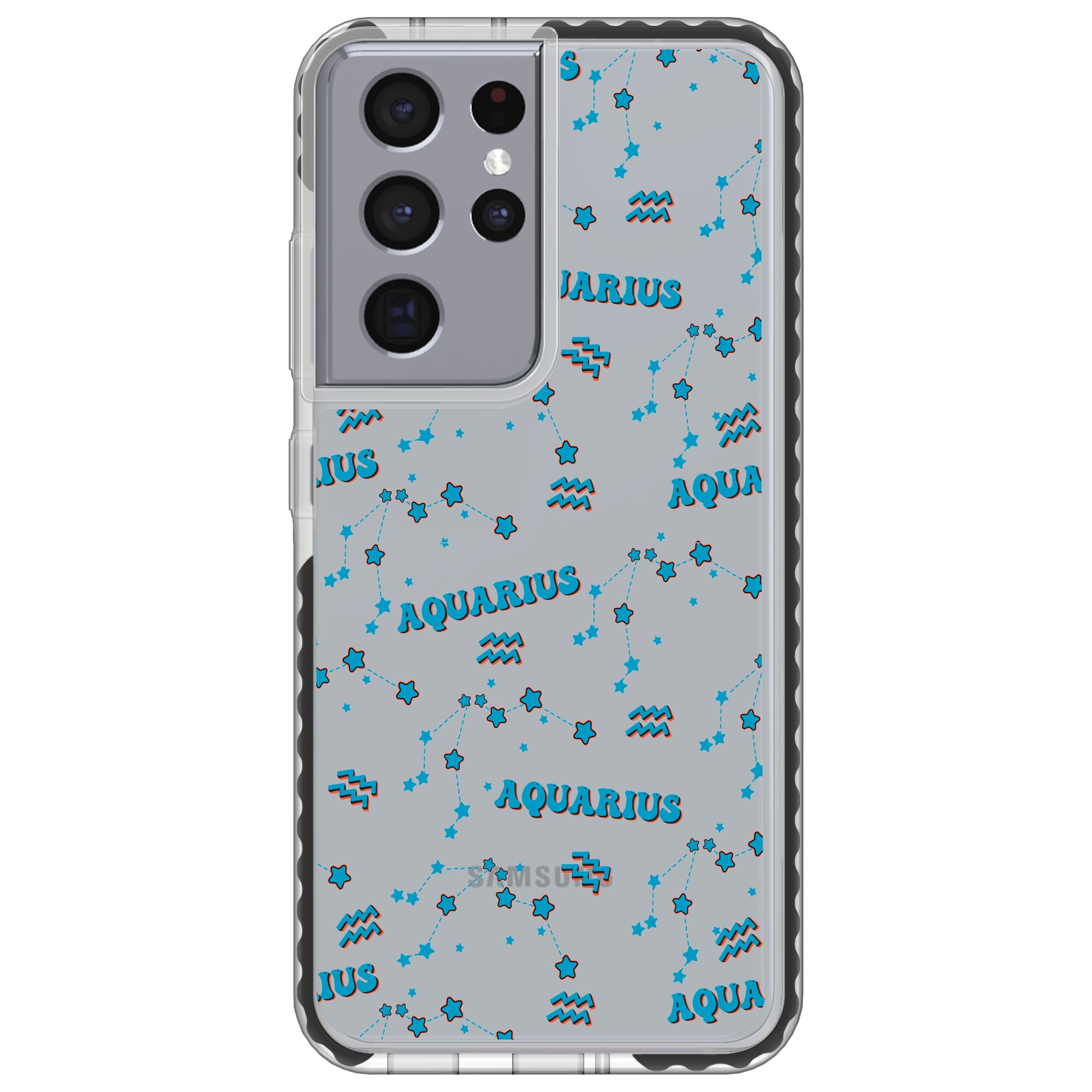 Aquarius Celestial Monogram Samsung Case