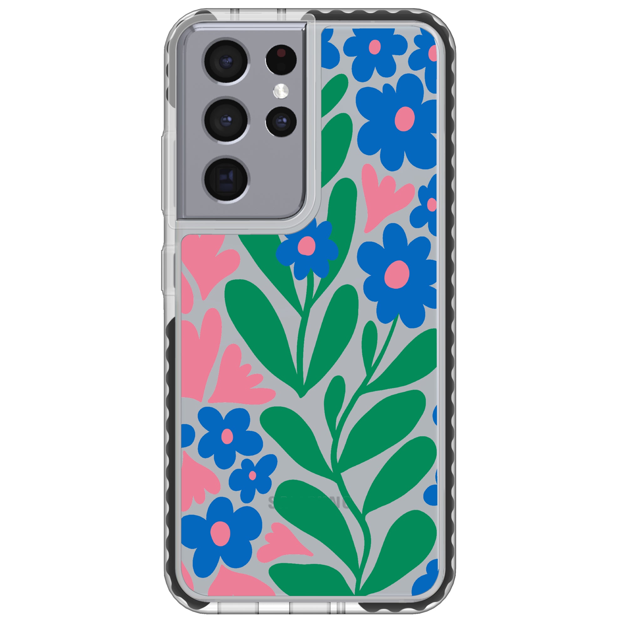 Blue Blossom Bouquet Samsung Case