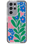 Blue Blossom Bouquet Samsung Case