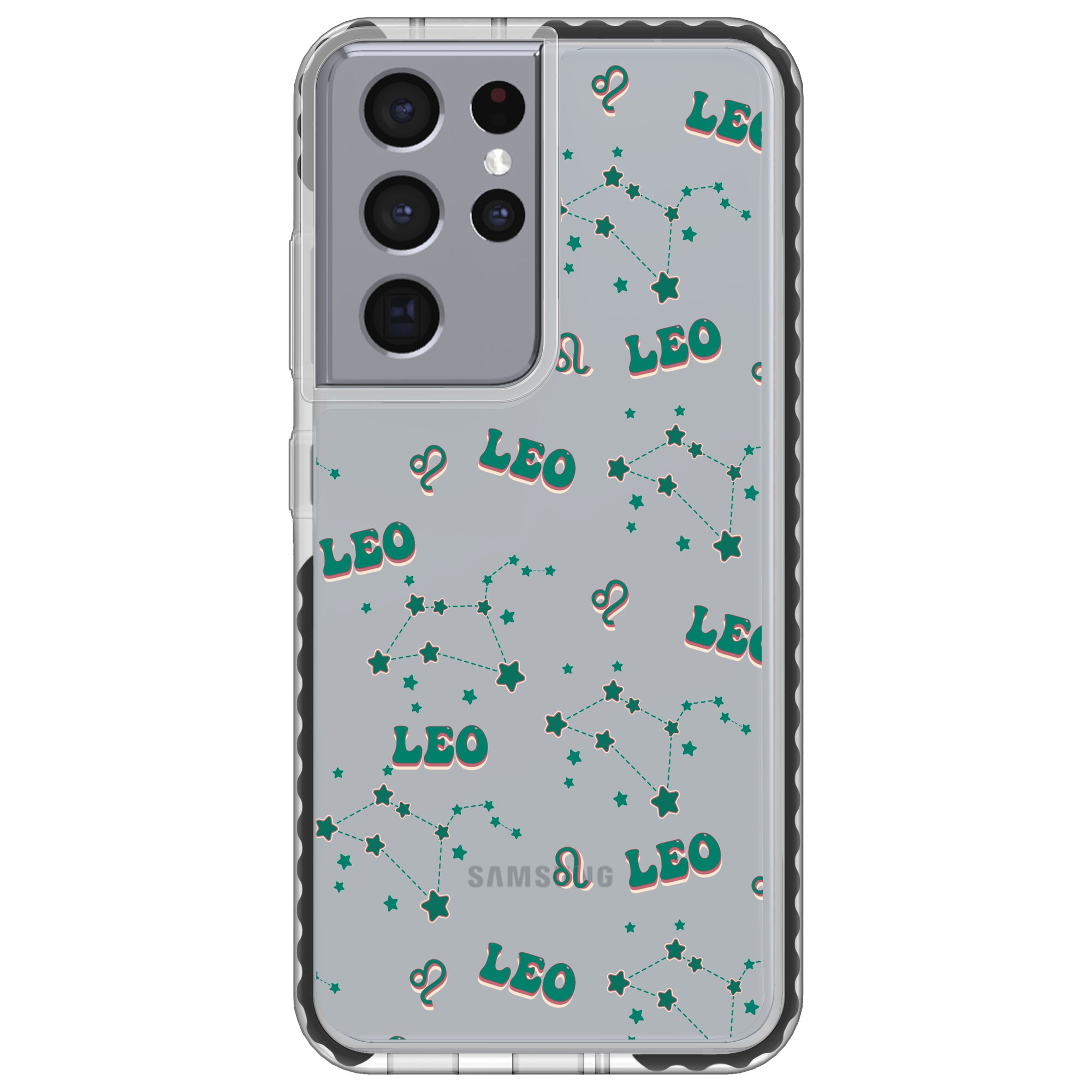 Leo Celestial Monogram Samsung Case