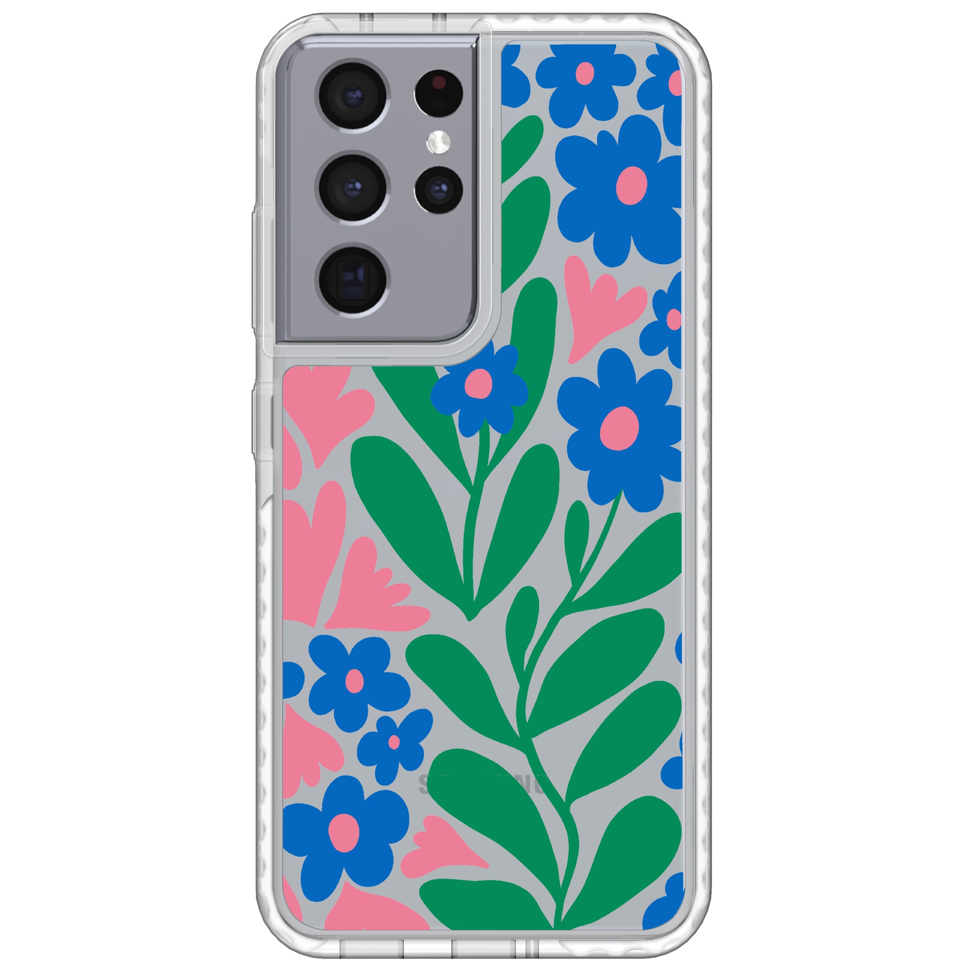 Blue Blossom Bouquet Samsung Case