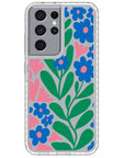 Blue Blossom Bouquet Samsung Case