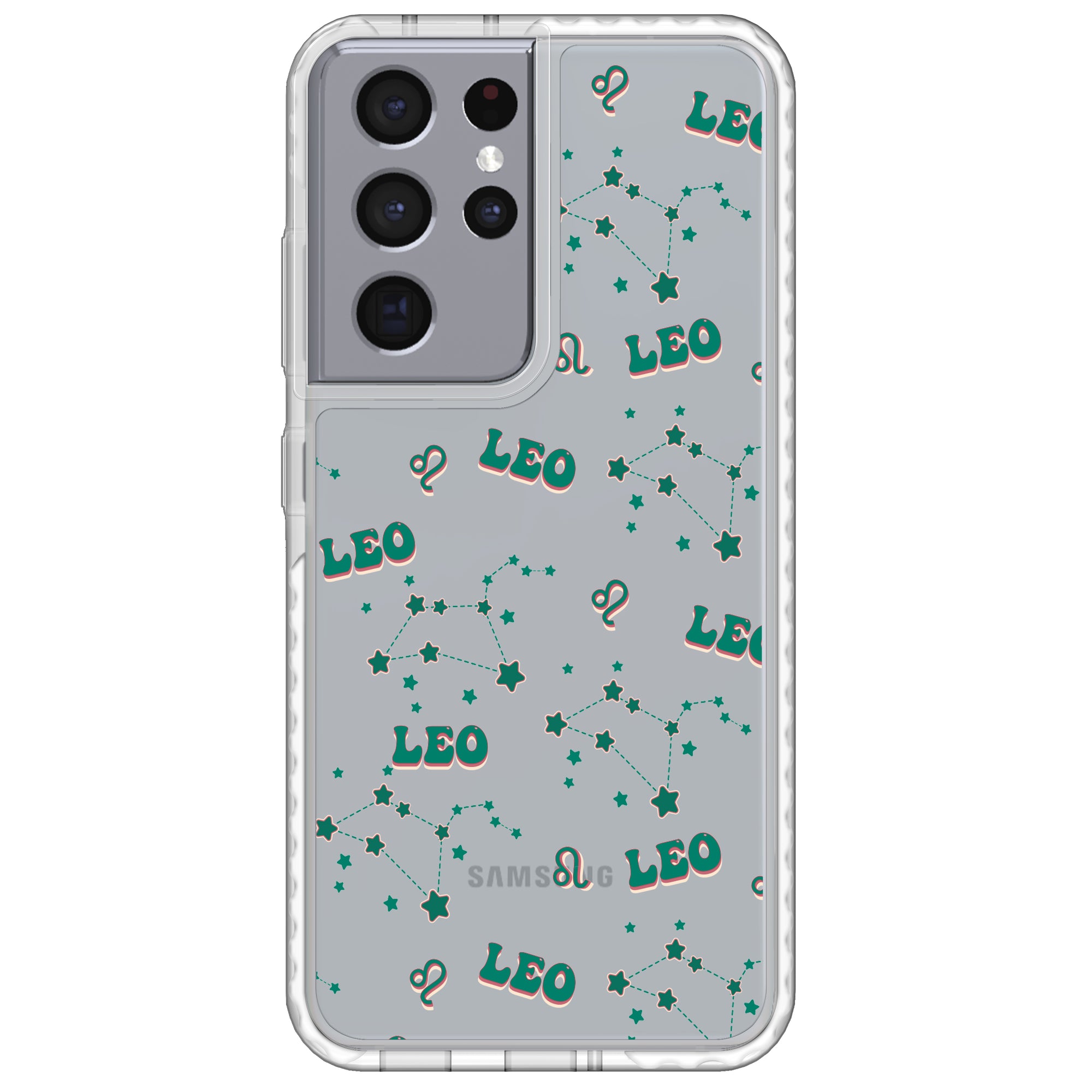 Leo Celestial Monogram Samsung Case