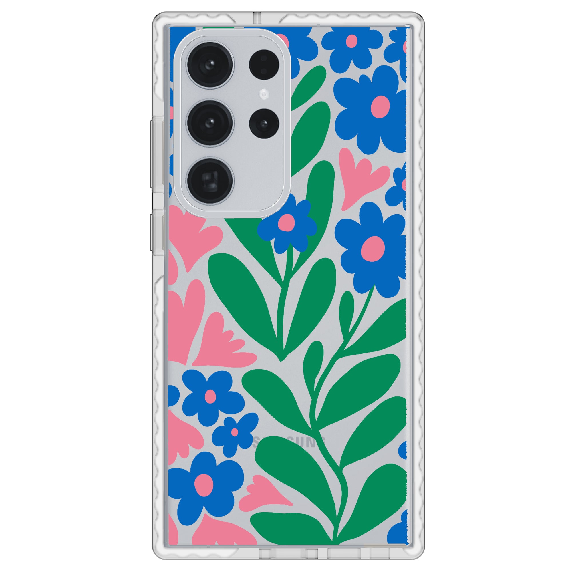 Blue Blossom Bouquet Samsung Case