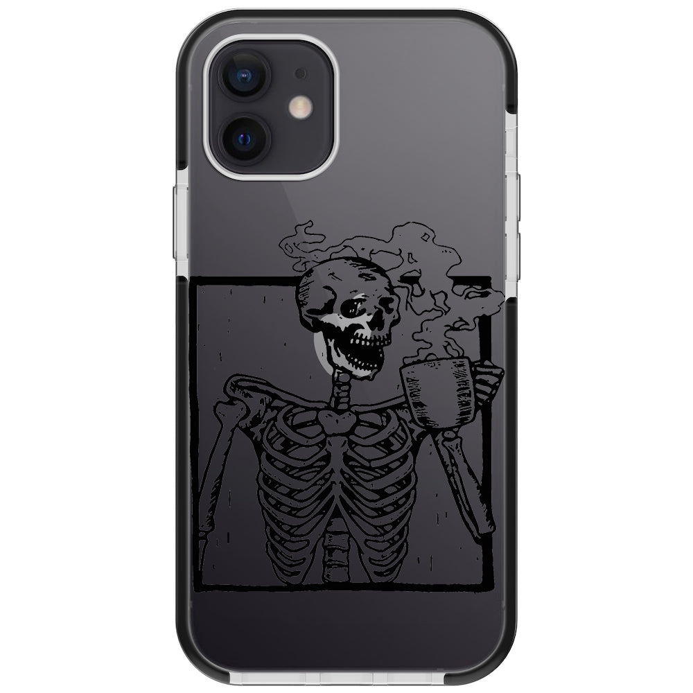 Coffee Skeleton Impact iPhone Case