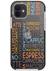 Coffee Names Impact iPhone Case