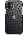 Little Hearts Impact iPhone Case