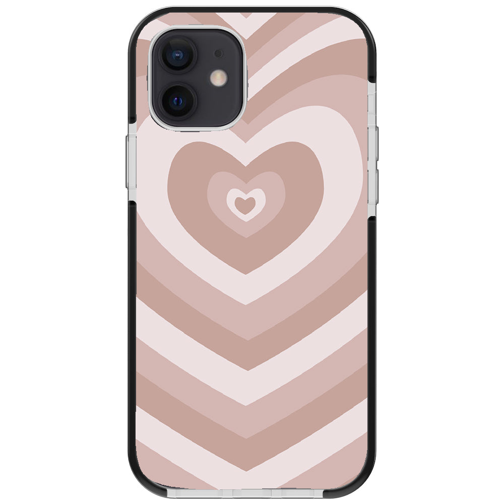 Nude Heart Impact iPhone Case