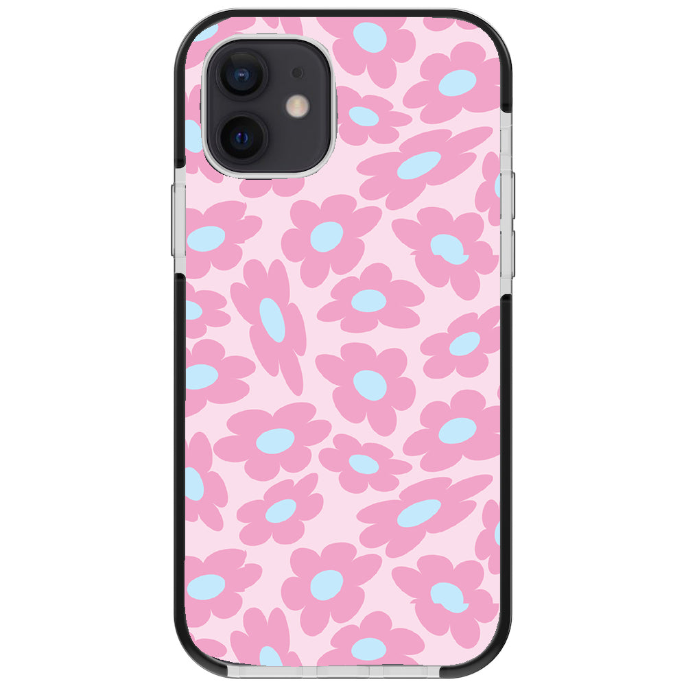 Pastel Warped Flower iPhone Case