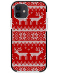 Ugly Sweater Red White Impact iPhone Case