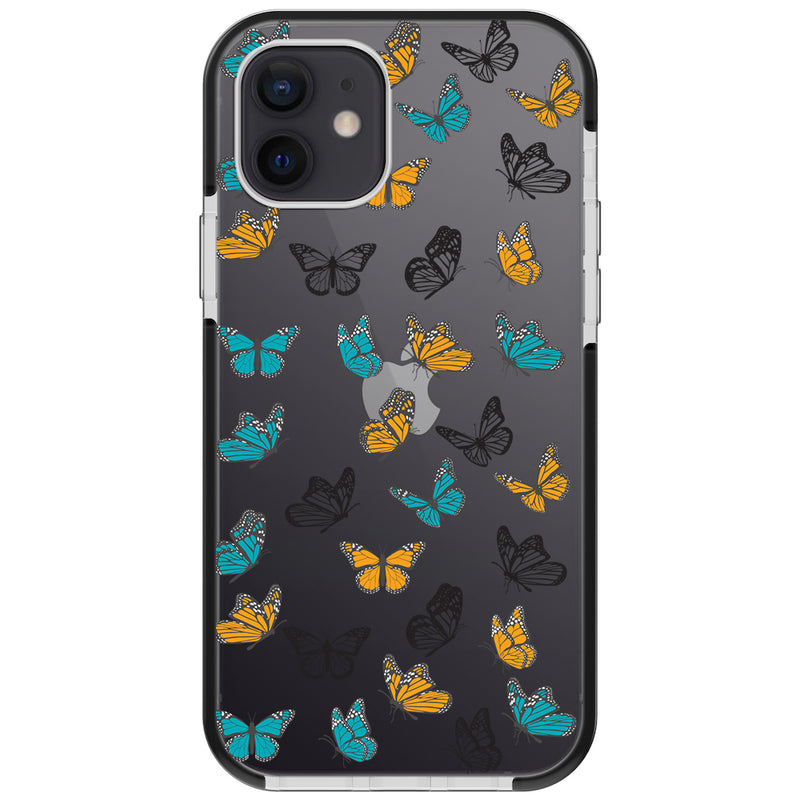 Colorful Aesthetic Butterflies Impact iPhone Case