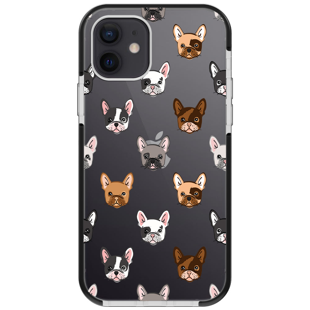 Frenchie Faces Impact iPhone Case