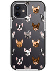 Frenchie Faces Impact iPhone Case