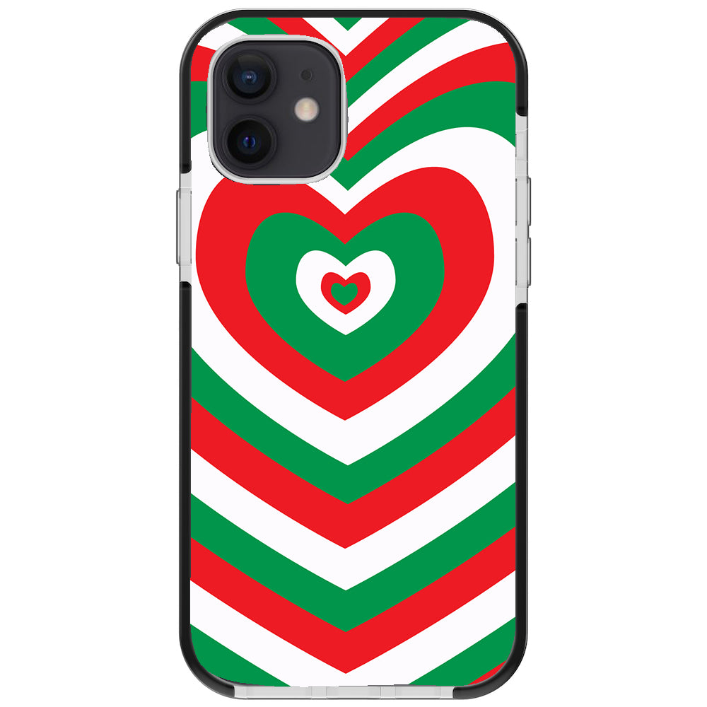 Candy Cane Impact iPhone Case