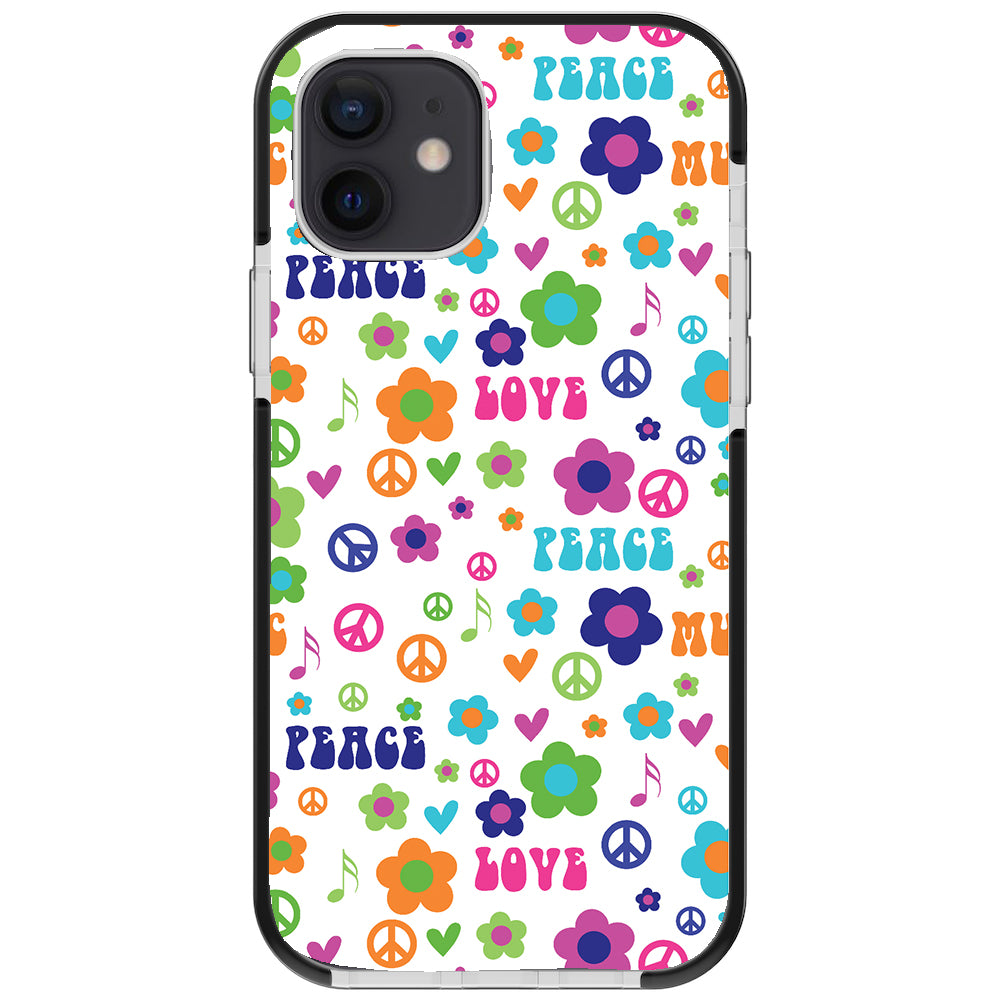 Love and Peace Impact iPhone Case