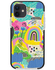 Rainbow Patches Impact iPhone Case