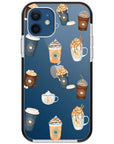 Pumpkin Spice Latte Collage iPhone Case