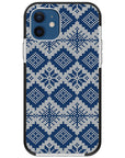 Ugly Sweater Blue White Impact iPhone Case