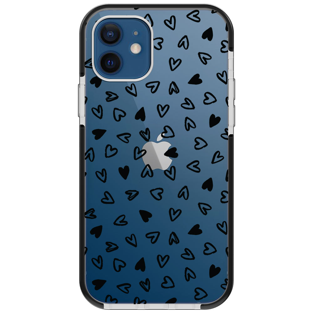 Little Hearts Impact iPhone Case