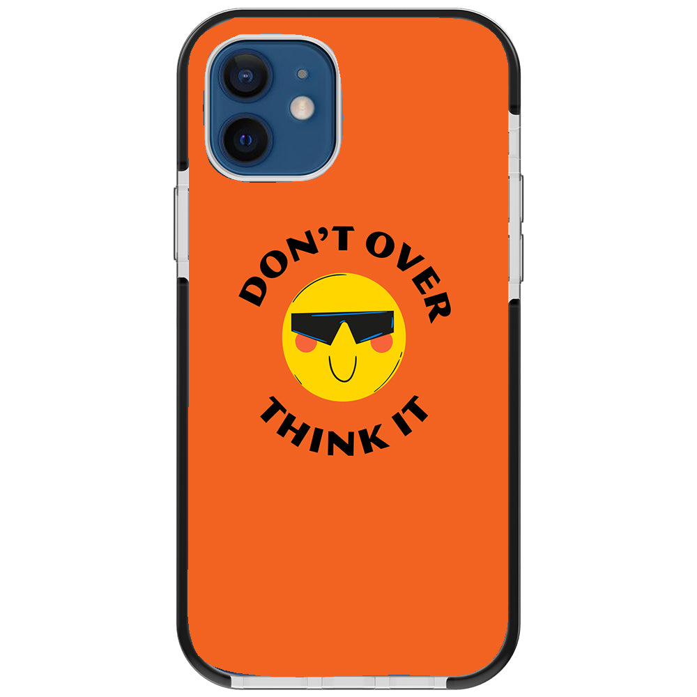 Don&#39;t Overthink Quote Impact iPhone Case