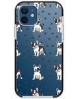 Frenchies Paws Collage Impact iPhone Case