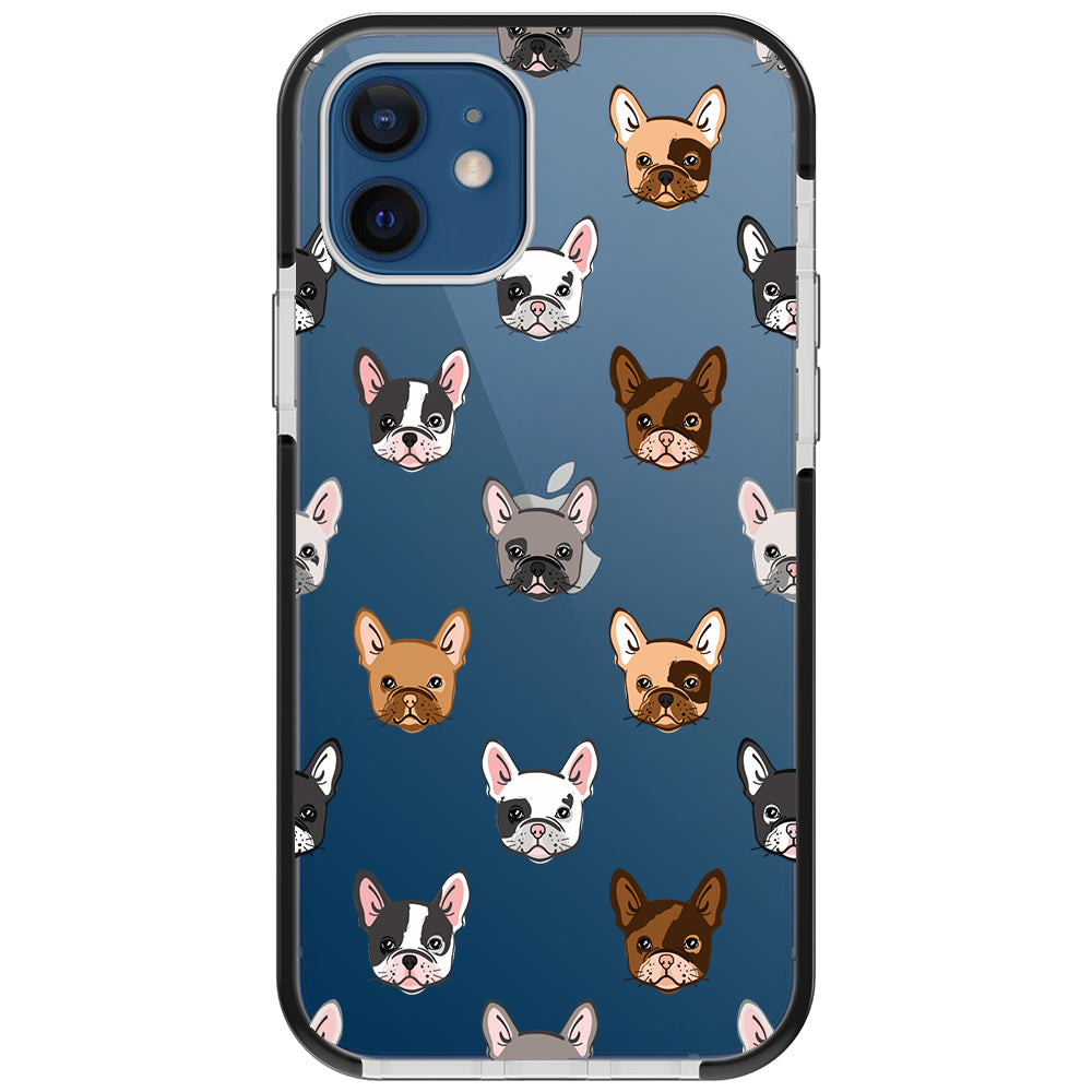 Frenchie Faces Impact iPhone Case