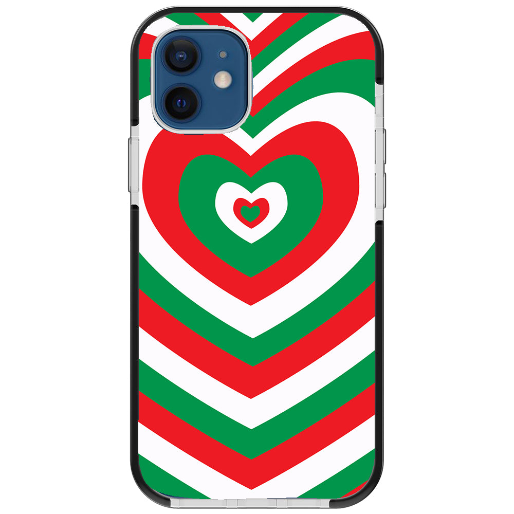 Candy Cane Impact iPhone Case