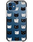 Cat Faces Impact iPhone Case