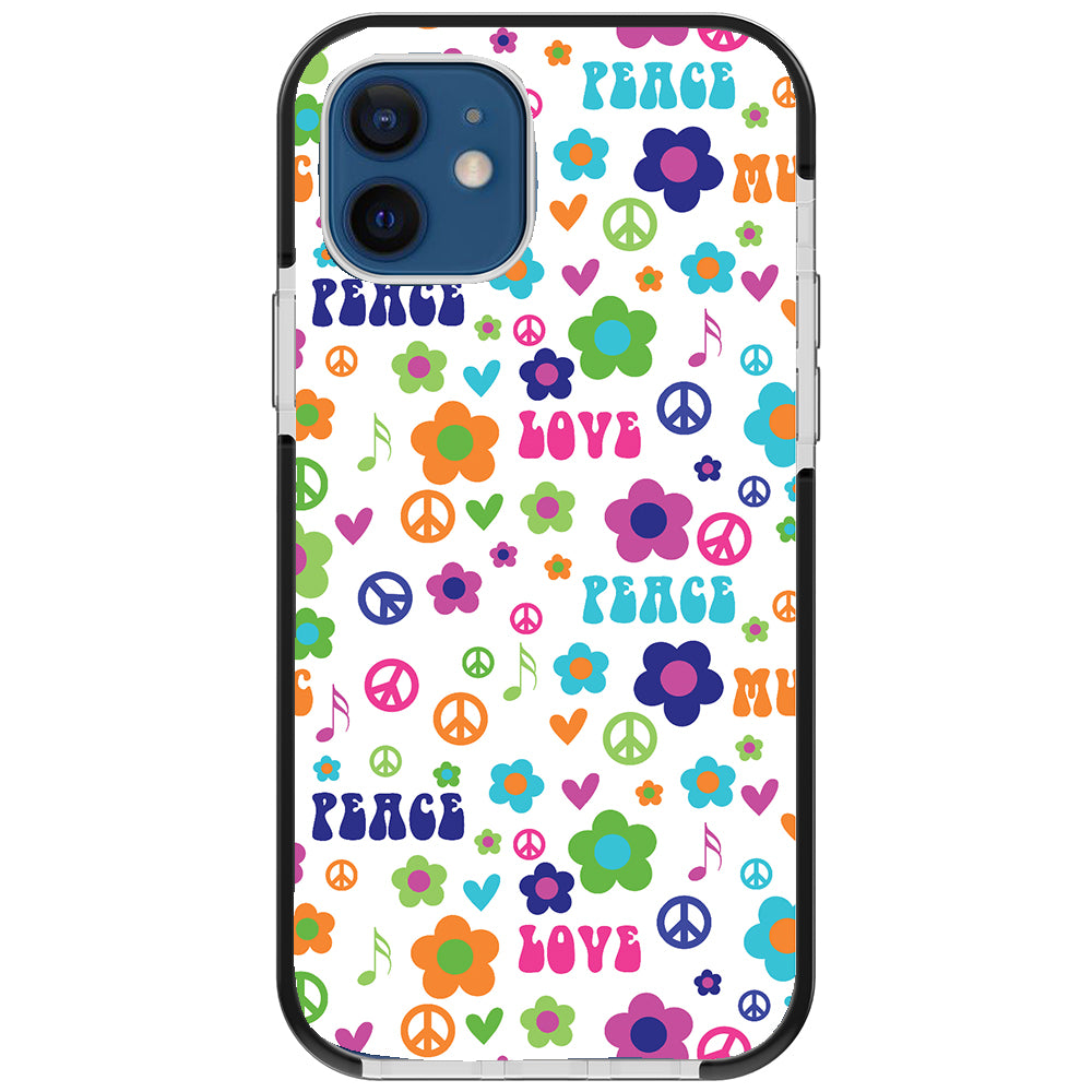 Love and Peace Impact iPhone Case