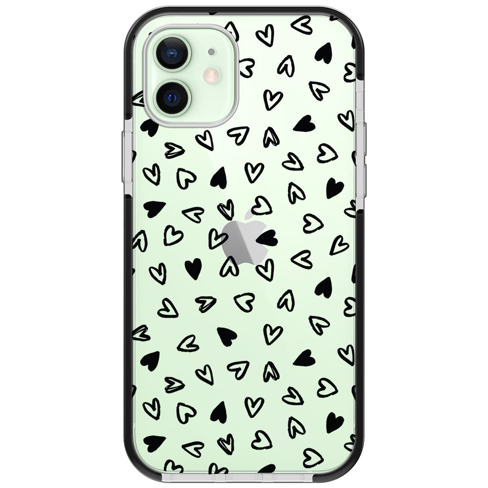 Little Hearts Impact iPhone Case