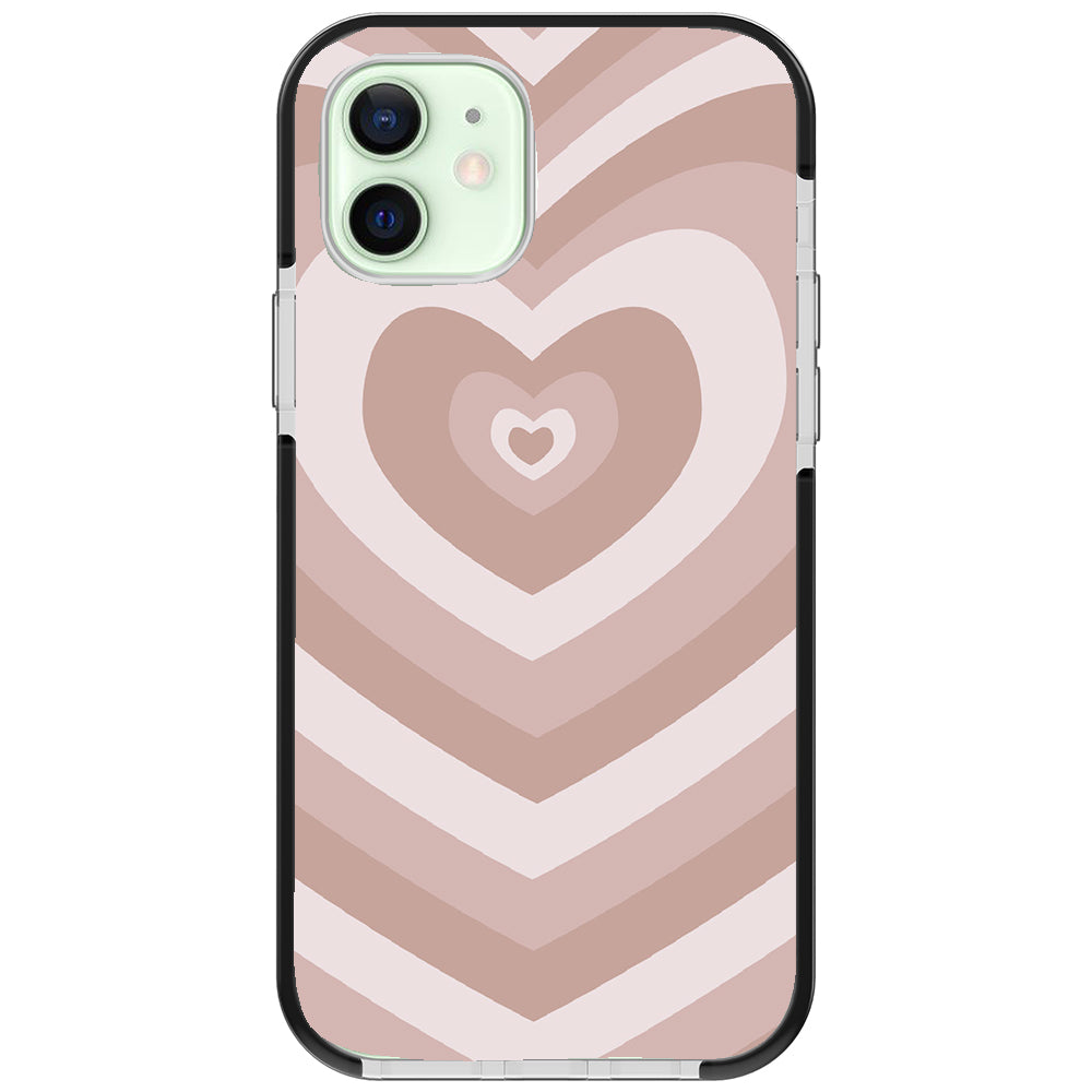 Nude Heart Impact iPhone Case