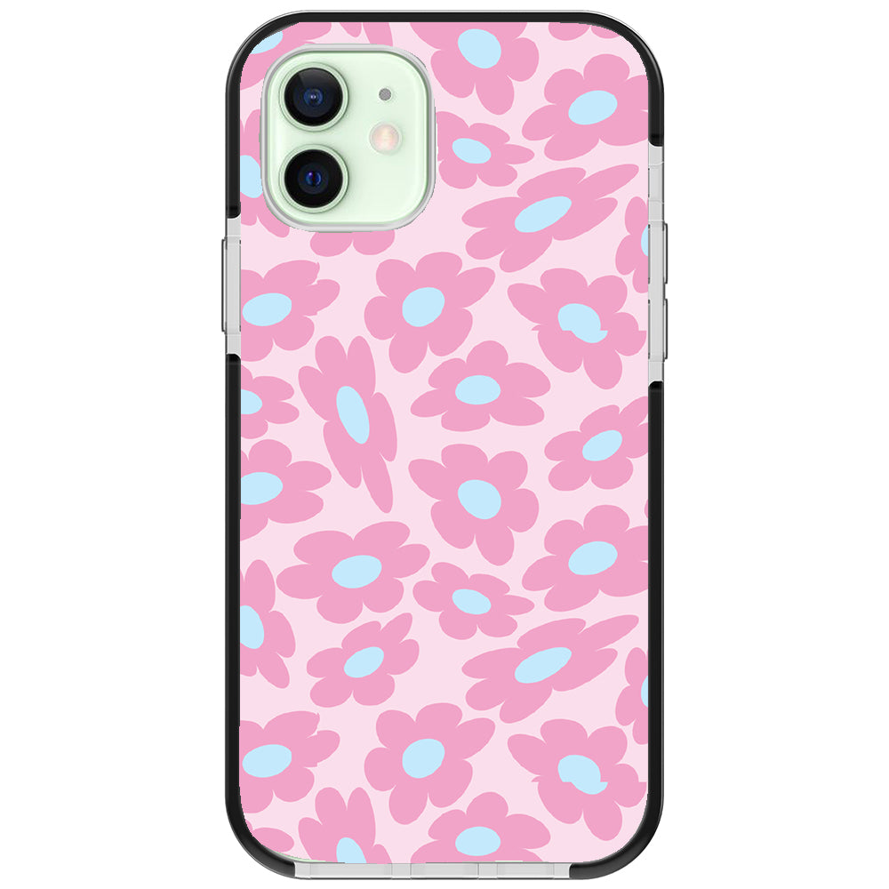 Pastel Warped Flower iPhone Case