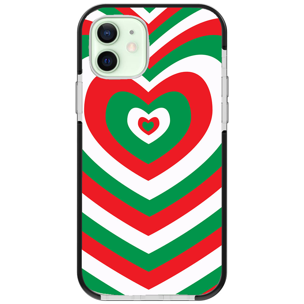 Candy Cane Impact iPhone Case