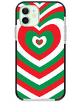 Candy Cane Impact iPhone Case