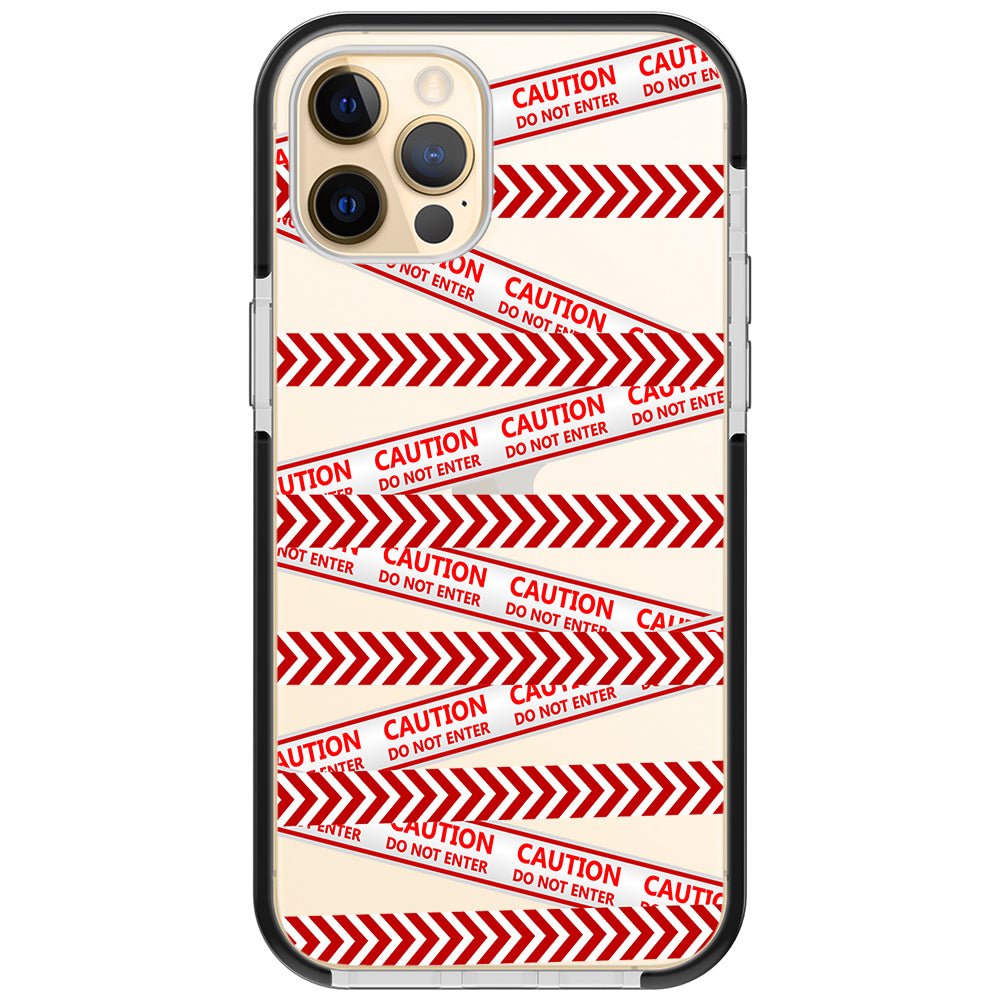 Caution Impact iPhone Case