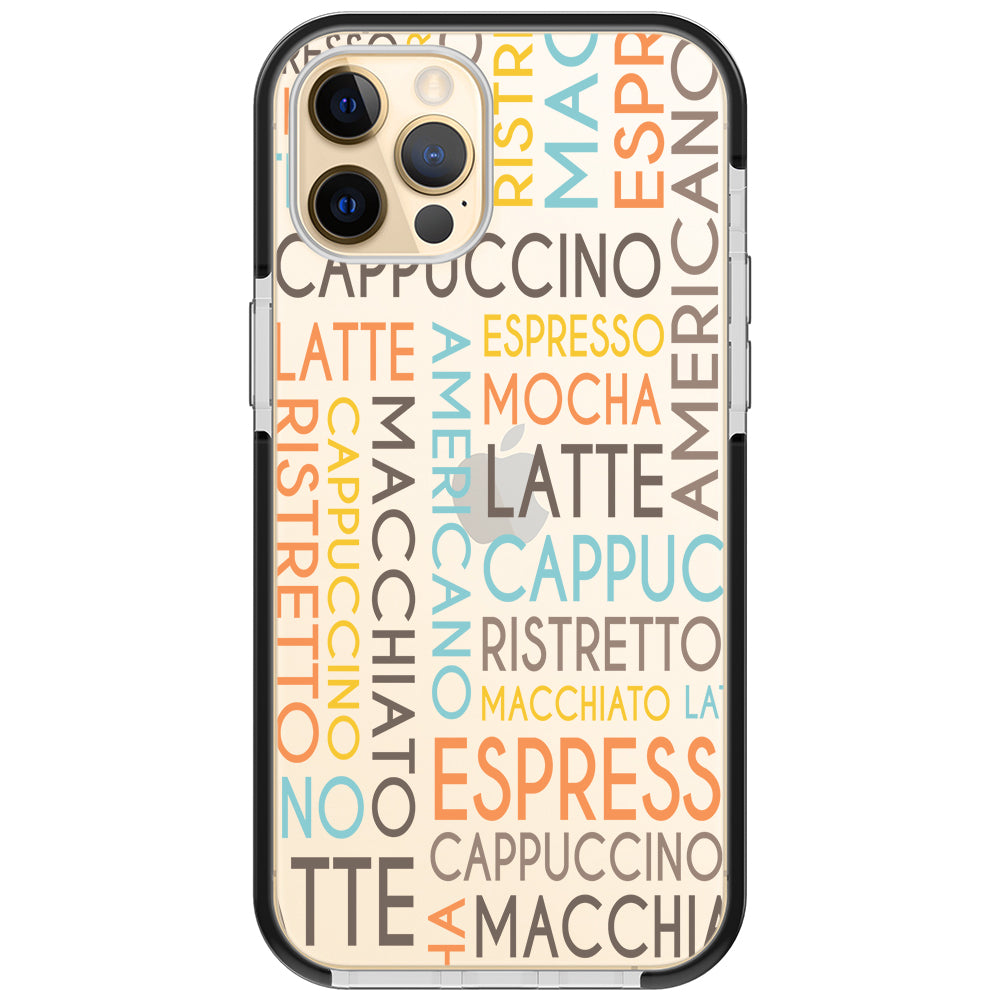 Coffee Names Impact iPhone Case