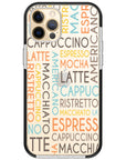 Coffee Names Impact iPhone Case