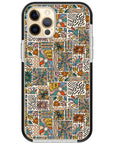 Spring Groovy Pattern Impact iPhone Case