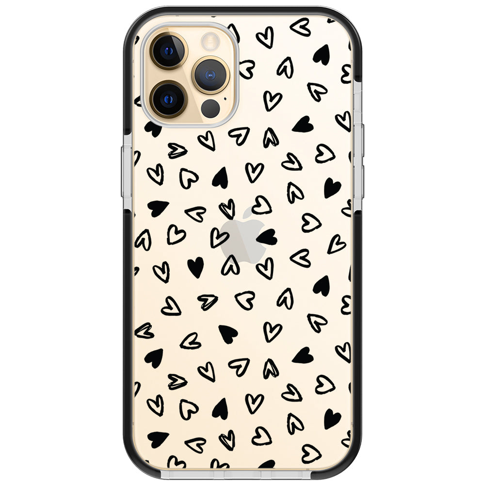 Little Hearts Impact iPhone Case