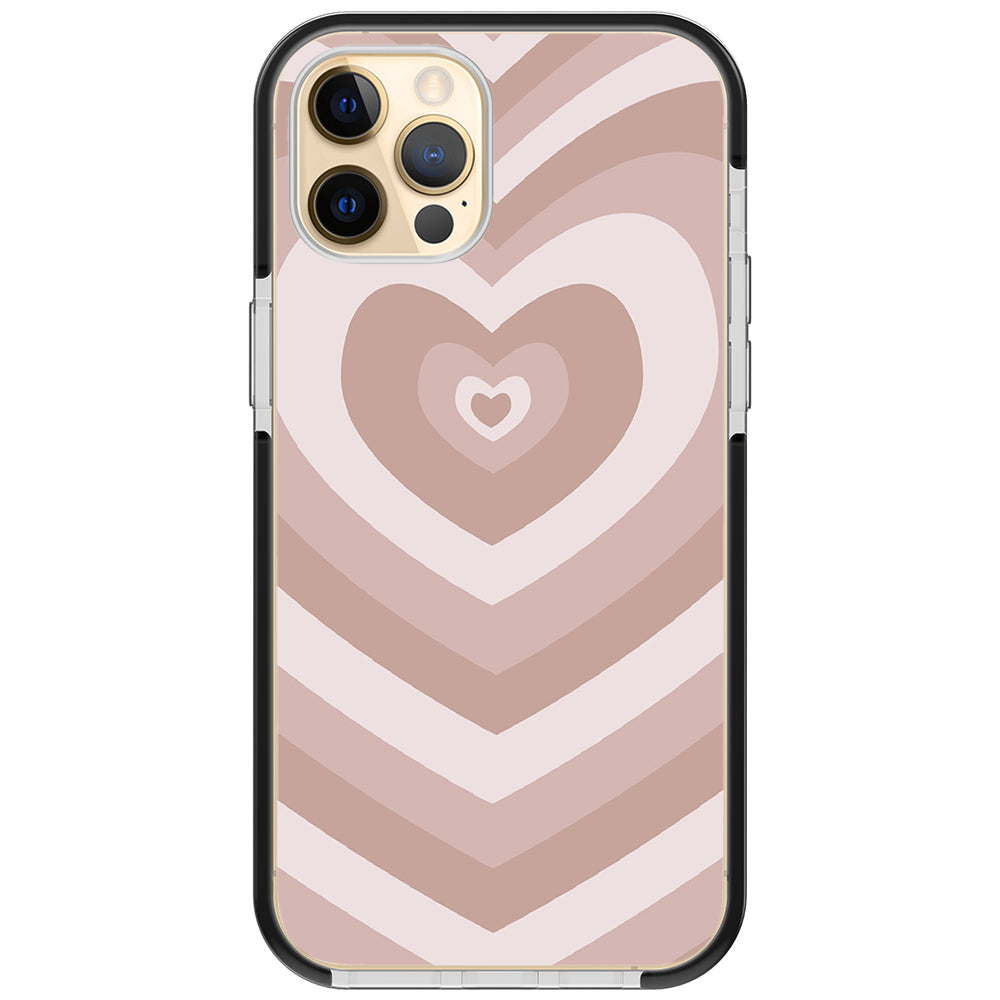 Nude Heart Impact iPhone Case