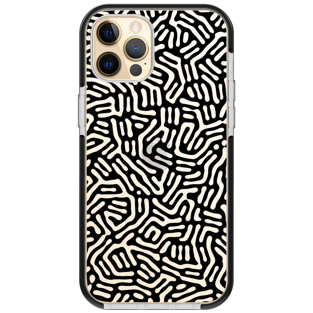 Abstract Doodle iPhone Case