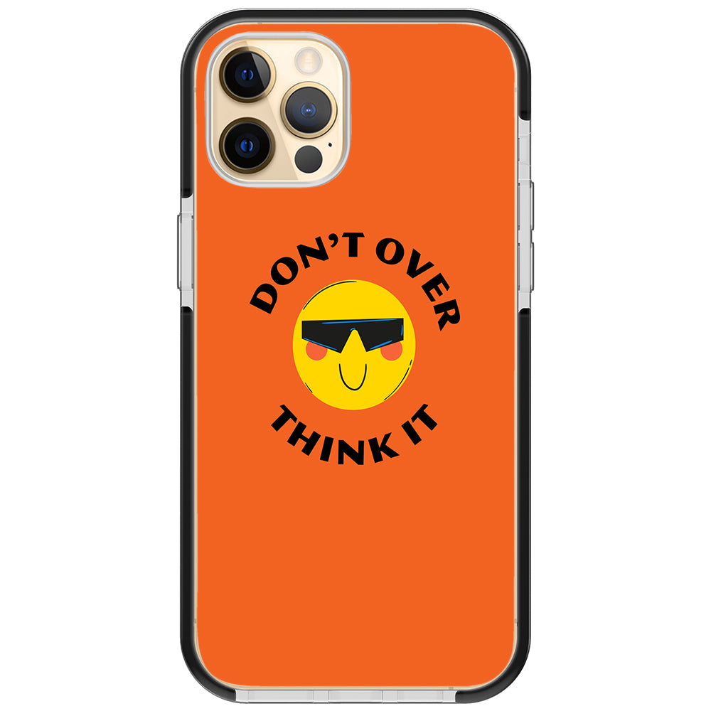 Don&#39;t Overthink Quote Impact iPhone Case