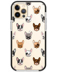 Frenchie Faces Impact iPhone Case