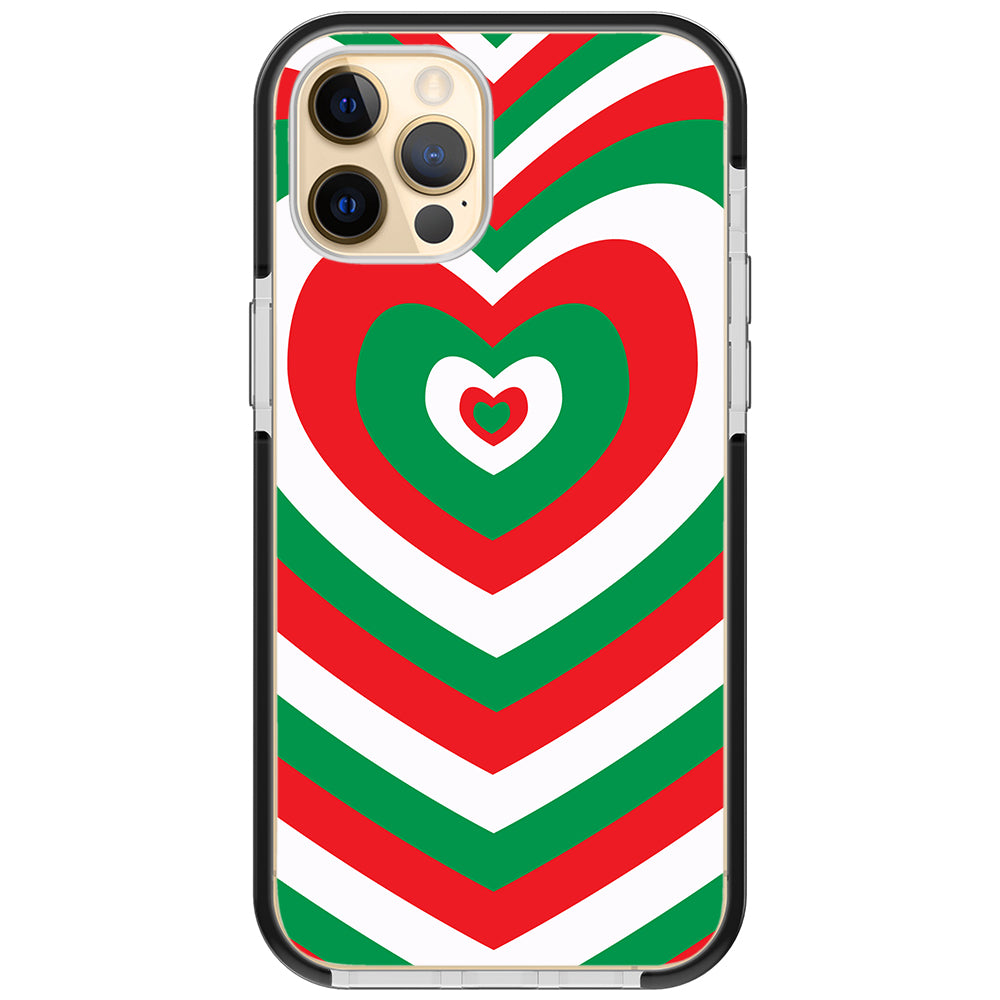 Candy Cane Impact iPhone Case