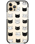 Cat Faces Impact iPhone Case