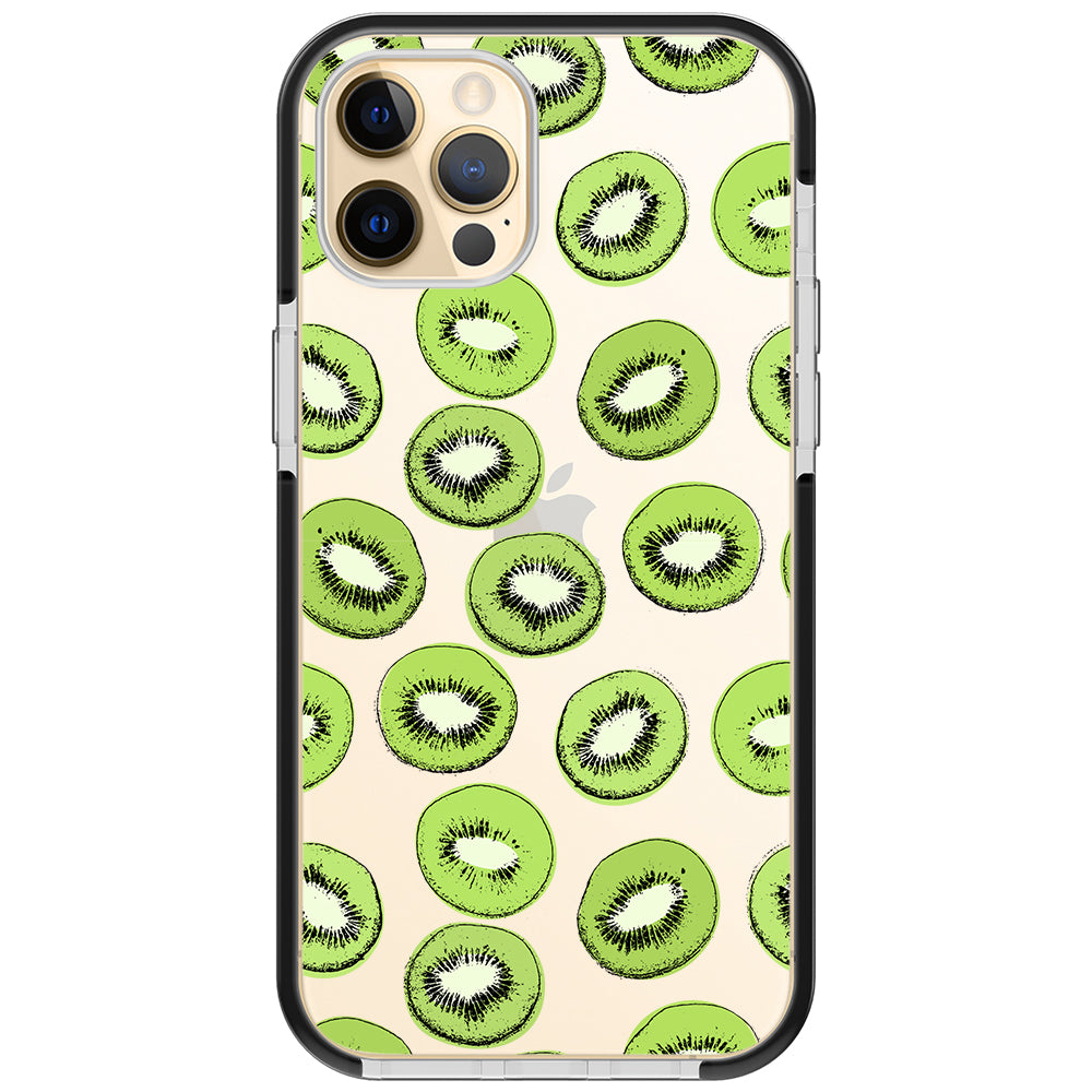 Kiwi Slices Impact iPhone Case